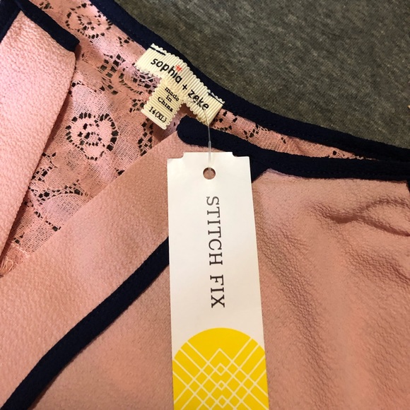 rose blush blouse - Picture 4 of 4